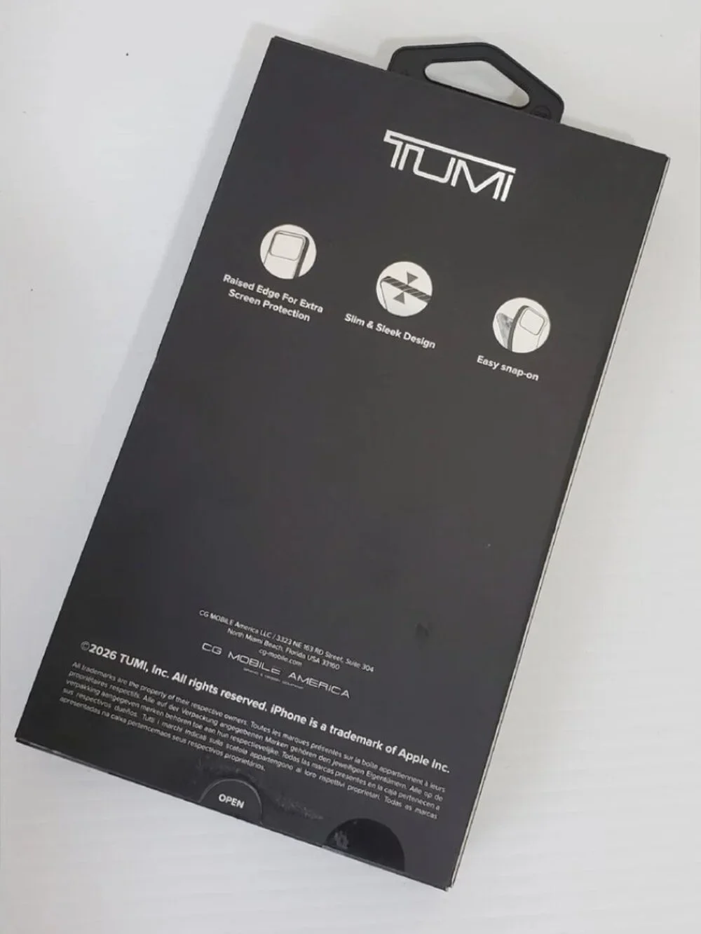 2026 TUMI MADE FOR iPHONE 17 PRO MAX CLEAR CASE COMPATIBLE MAG SAFE SYSTEM